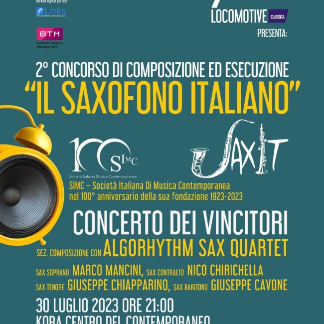 Il Saxofono Italiano – Locomotive Jazz Festival